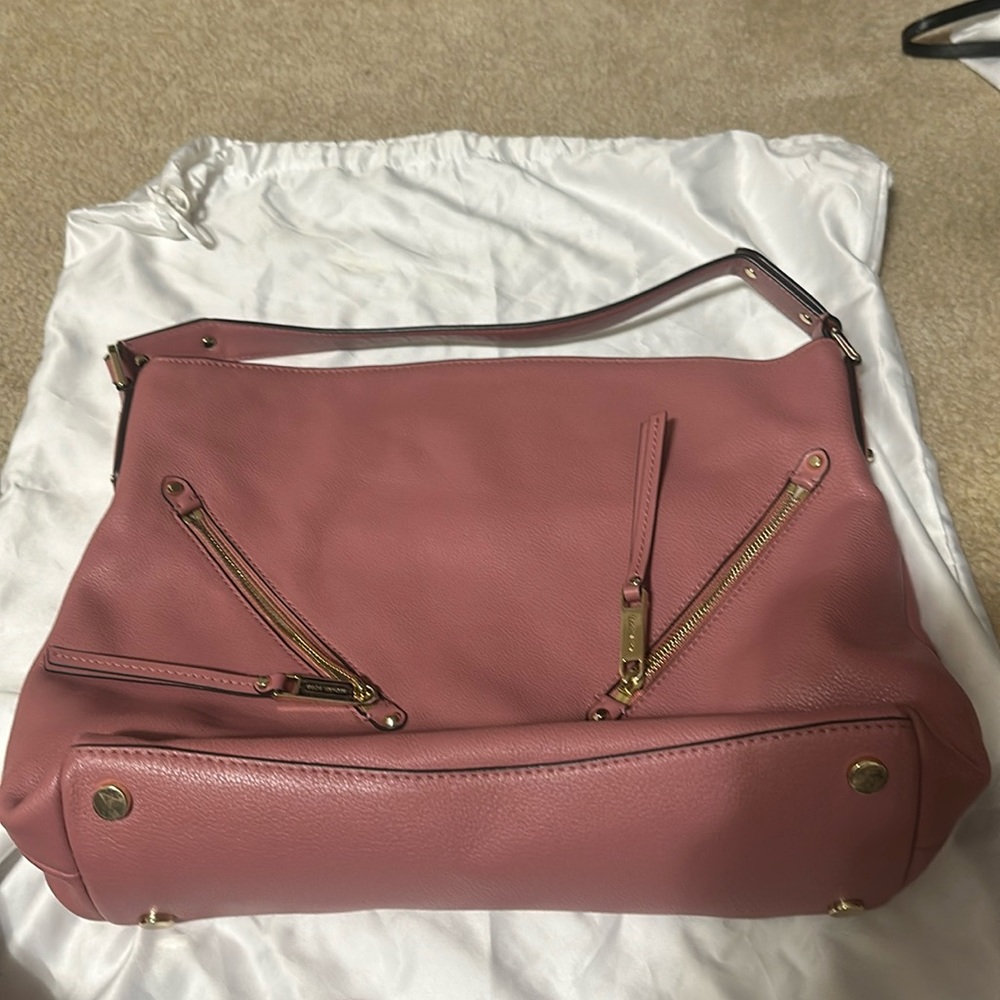 Rose color Micheal Kors handbag